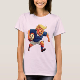 President Donald Trump spelar rugby T Shirt