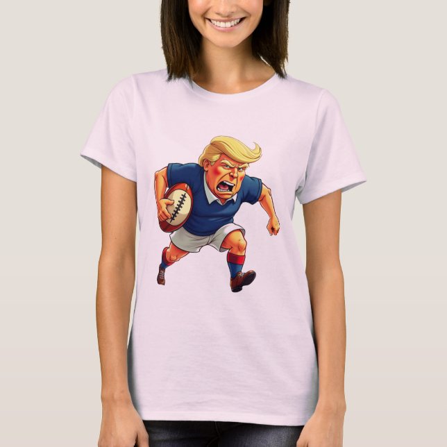 President Donald Trump spelar rugby T Shirt (Framsida)