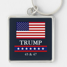 PRESIDENT DONALD TRUMP STOR NYCKELRING