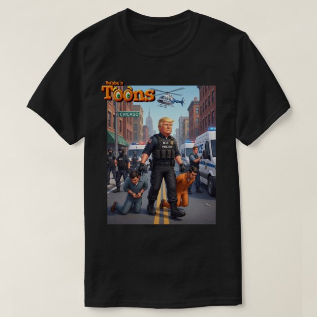 PRESIDENT DONALD TRUMP T SHIRT (Design framsida)