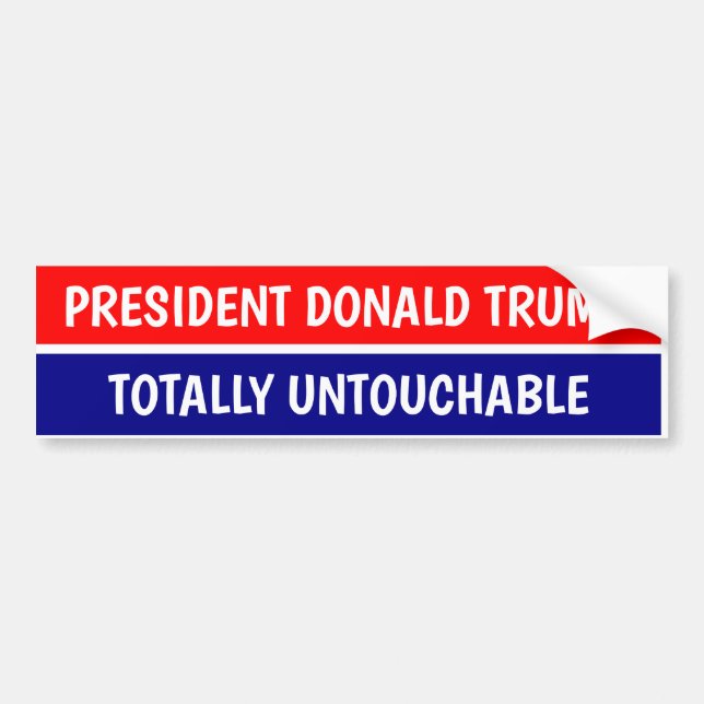 PRESIDENT DONALD TRUMP TOTALLY UNTOUCHABLE BILDEKAL (Framsidan)