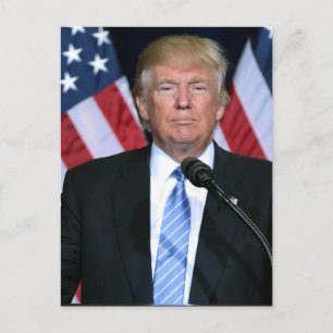 President Donald Trump Vykort