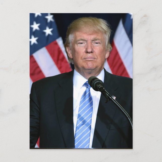 President Donald Trump Vykort (Framsida)