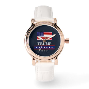 PRESIDENT DONALD TRUMPS KVINNOURKLICKA ARMBANDSUR