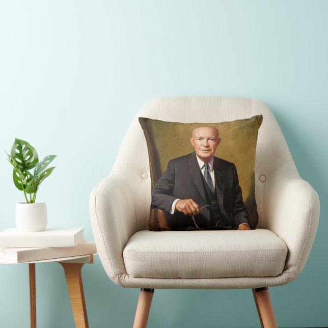 President Dwight D. Eisenhower Republikens Porträt Kudde (Stol)
