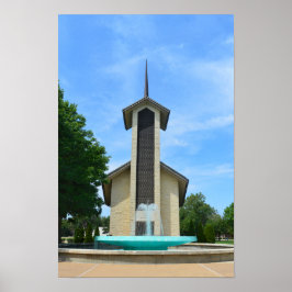 President Eisenhower Ställe i Meditation, Abilene, Poster