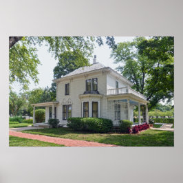 President Eisenhowers barndomshem, Abilene, Kansas Poster