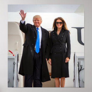 President & First Dam Trump Poster