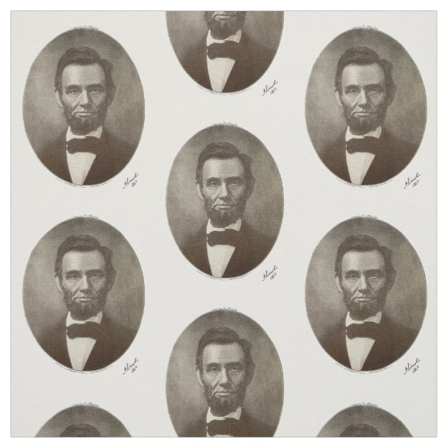 President för Abe Abraham Lincoln Tyg (Provkarta)