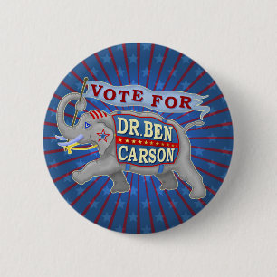 President för Dr Ben Carson 2016 republikanska Knapp