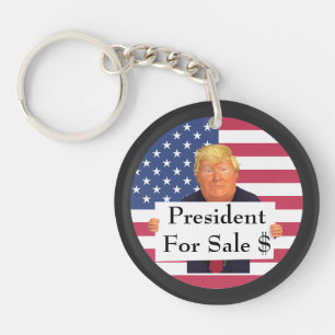 President for Sale Keychain