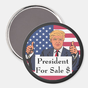 President for Sale Magnet
