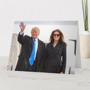 President & första damtrumf kort
