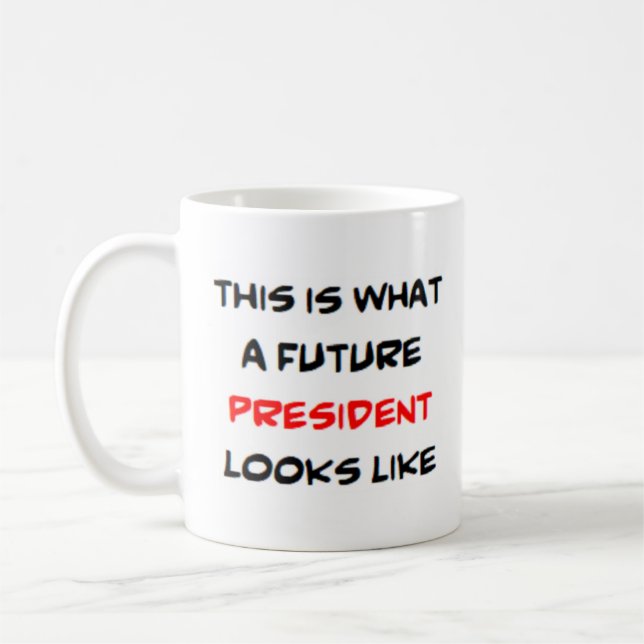 president, framtida kaffemugg (Vänster)