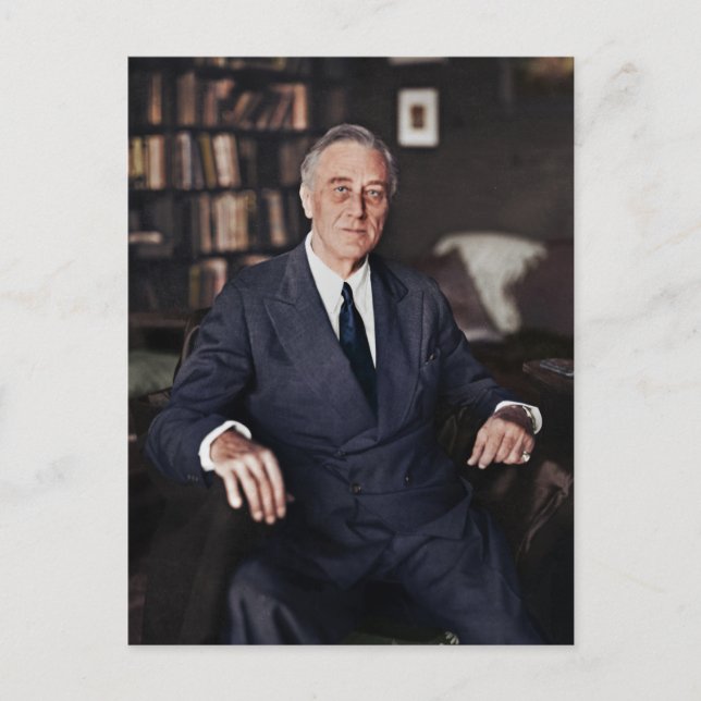 President Franklin D. Roosevelt Vykort (Framsida)