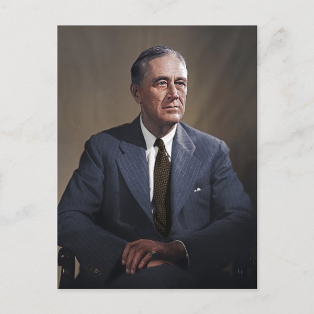 President Franklin D. Roosevelt Vykort (Framsida)