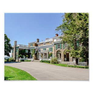 President Franklin D. Roosevelts (FDR) Mansion Fototryck