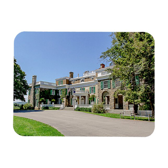 President Franklin D. Roosevelts (FDR) Mansion Magnet (Horisontell)