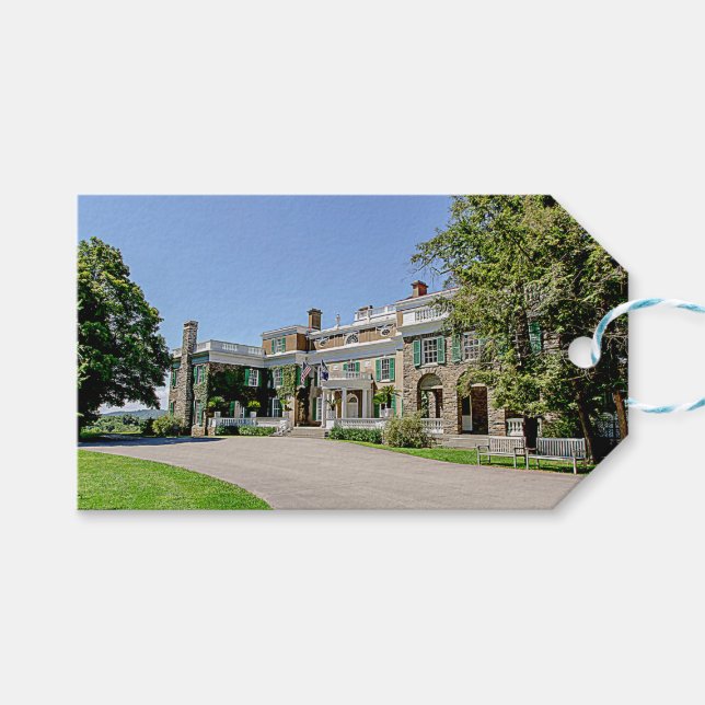 President Franklin D. Roosevelts (FDR) Mansion Presentetikett (Framsidan (Horisontell))