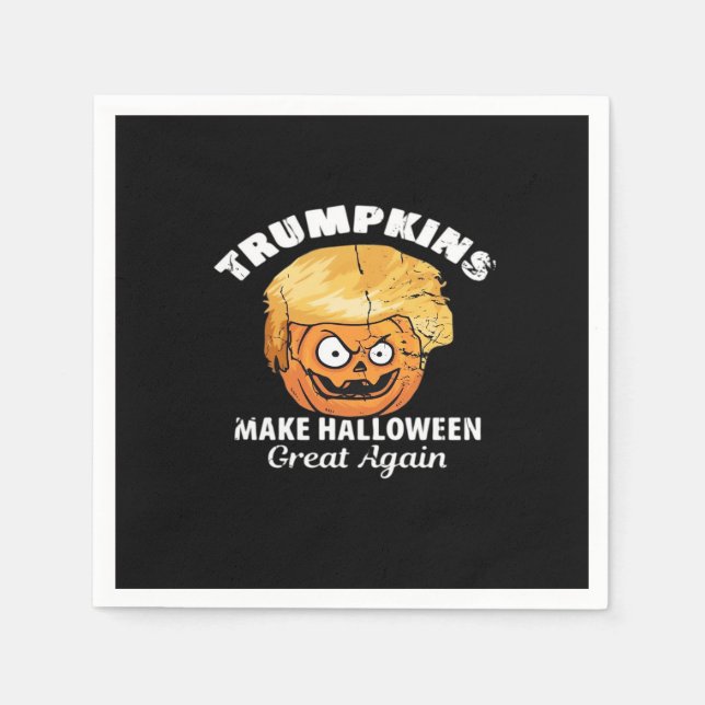 President Funny Trumpkins Halloween Pappersservett (Framsidan)
