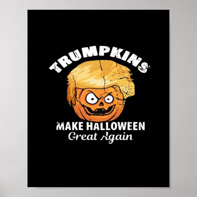 President Funny Trumpkins Halloween Poster (Framsidan)
