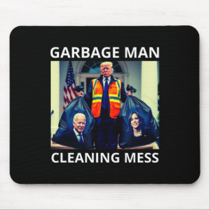 President Garbyge Man Städar Röshög Tee Trump Tar Musmatta
