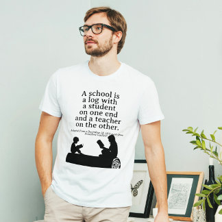 President Garfield Klassisk Hemundervisning Citat T Shirt
