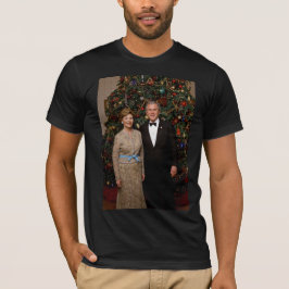 President George Bush, Laura jul White House T Shirt