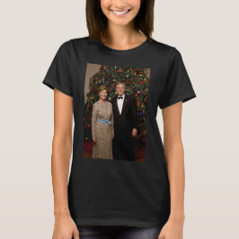 President George Bush, Laura jul White House T Shirt