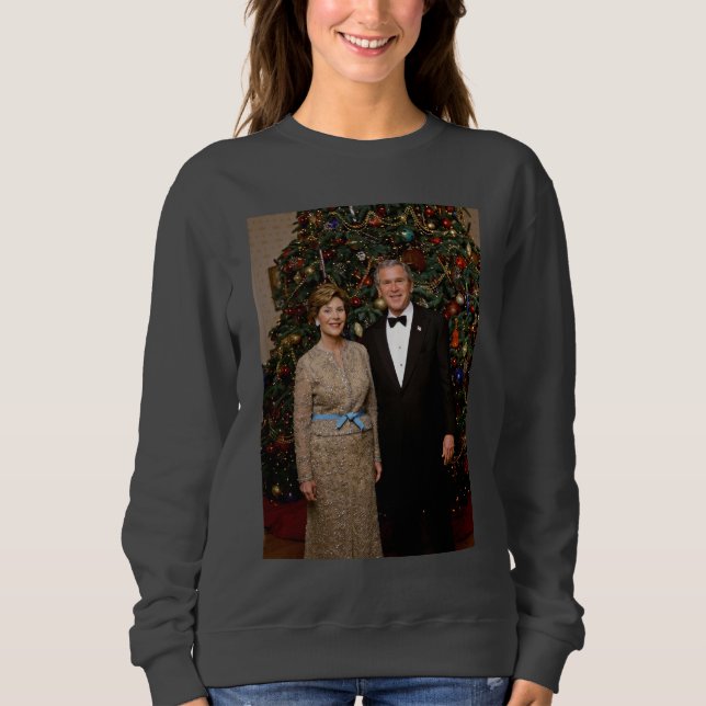 President George Bush, Laura jul White House T Shirt (Framsida)