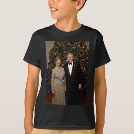 President George Bush, Laura jul White House T Shirt