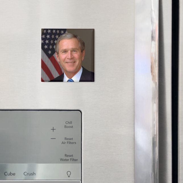President George W Bush Officiell Porträtt Magnet (In Situ (Fridge))