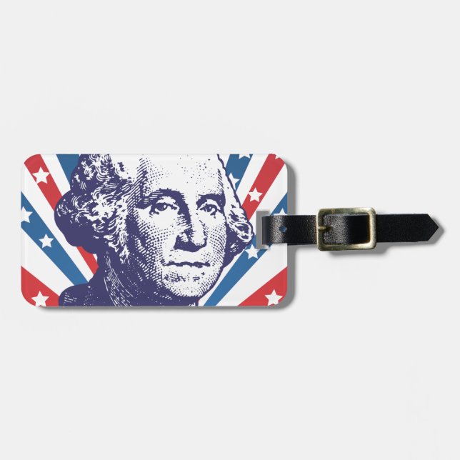 President George Washington Bagagebricka (Horisontell Framsida)