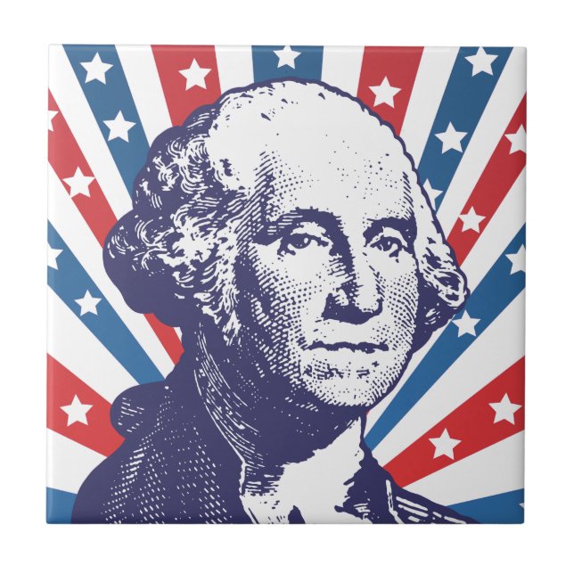 President George Washington Kakelplatta (Framsidan)