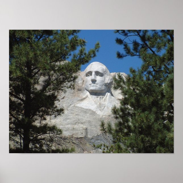President George Washington, Mount Rushmore Poster (Framsidan)