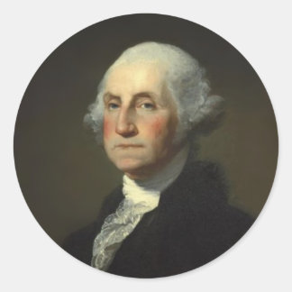 President George Washington Runt Klistermärke