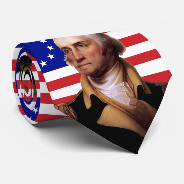 President George Washington & U.S. Flagga Slips (Rullad)