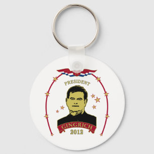 President Gingrich 2012 Nyckelring