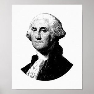President grafiska George Washington Poster