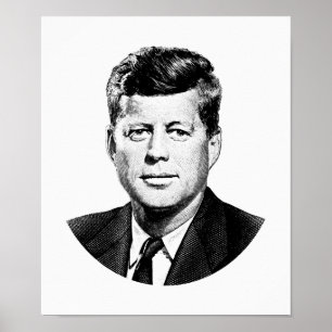 President grafiska John F. Kennedy Poster