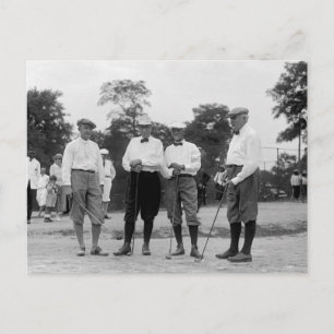 President Harding Golf Foursome, 1920-talet Vykort