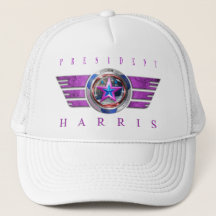 President Harris/Walz Rosa Vinge Medallion Cap
