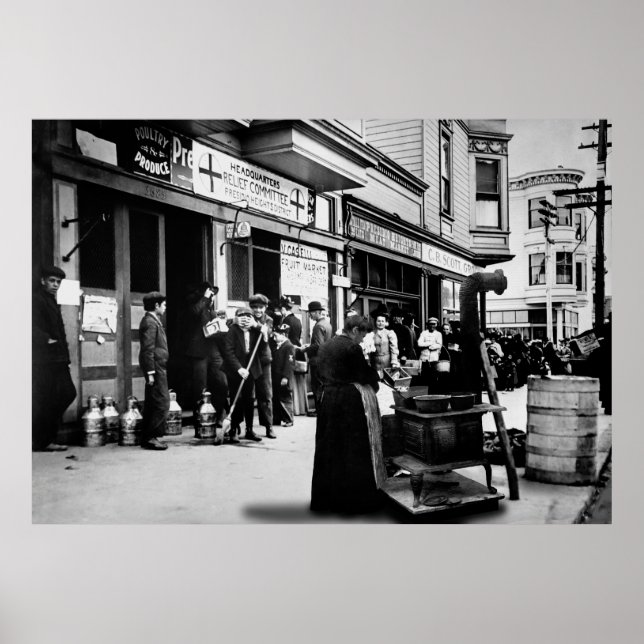 President Heights Quake Relief - San Francisco 190 Poster (Framsidan)