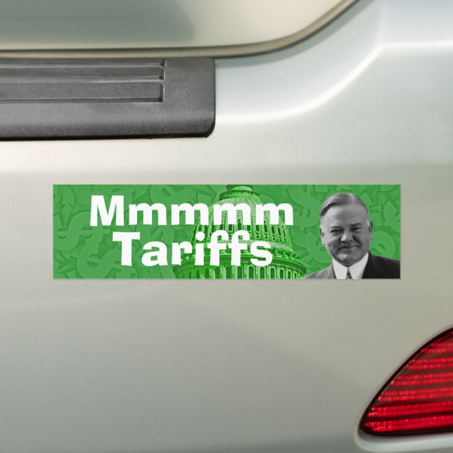 President Herbert Hoover Tariffs Bildekal (På Bil)