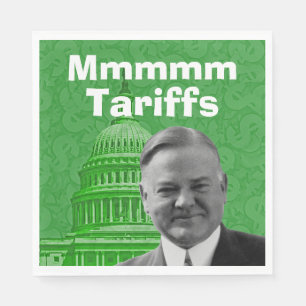 President Herbert Hoovers tullavgifter Pappersservett