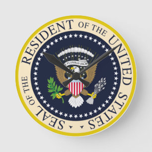 President i Stater Rund Klocka