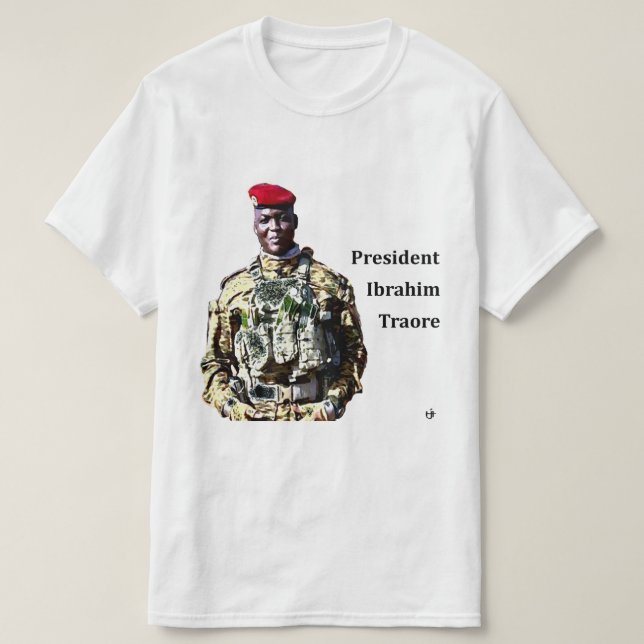 President Ibrahim traore T Shirt (Design framsida)