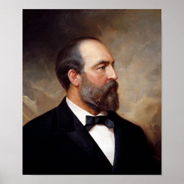 President James Garfield Poster (Framsidan)