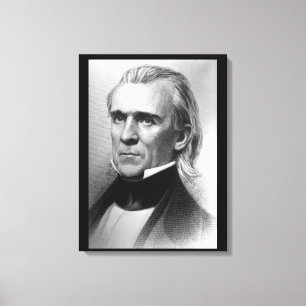 President James K. Polk, c_America Grows_Image Canvastryck