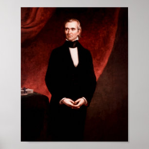 President James K. Polk Porträtt Poster